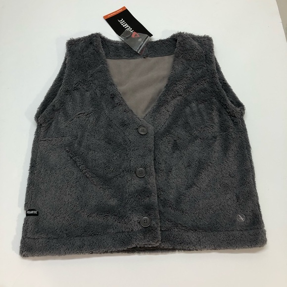 NWT Polartec Women’s Vest jacket gray color size L - Picture 3 of 7